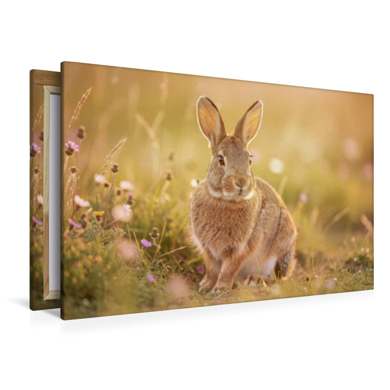 So süß wie der Frühling selbst: Feldhasen in Pastell.