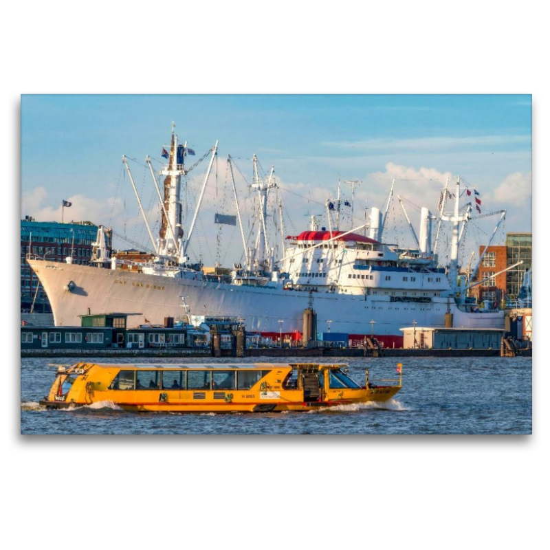 Die Cap San Diego - Museumsschiff im Hamburger Hafen
