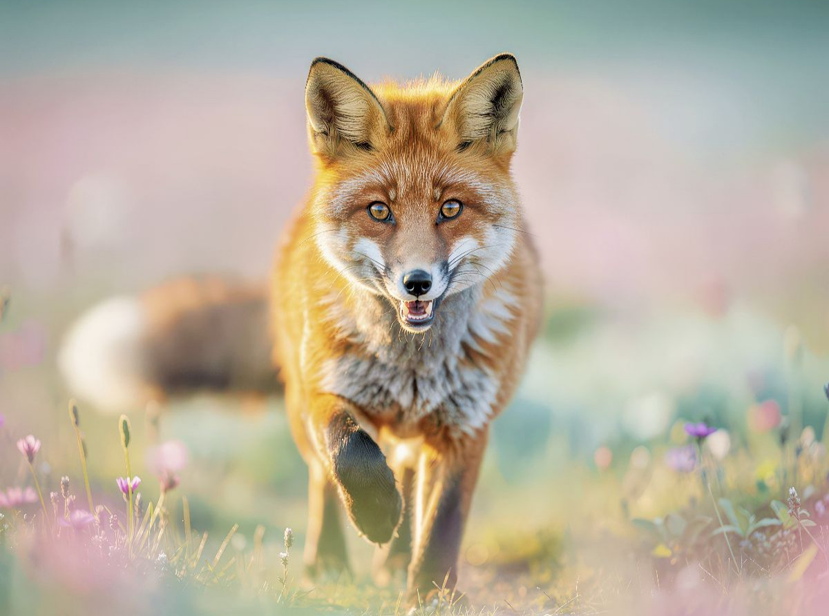 Tierwelt zwischen den Feldern.