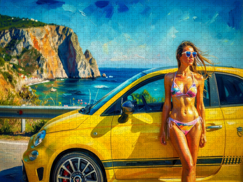 Ein Motiv aus dem Kalender Angelehnt an den Abarth 595