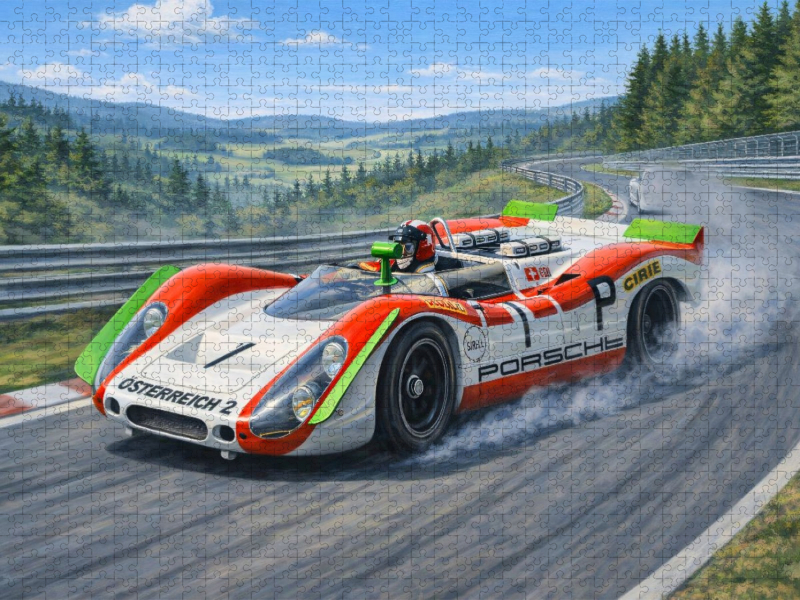 Beim 1000-km-Rennen auf dem Nürburgring 1969 siegten Jo Siffert und Brian Redman mit ihrem Porsche 908/02.