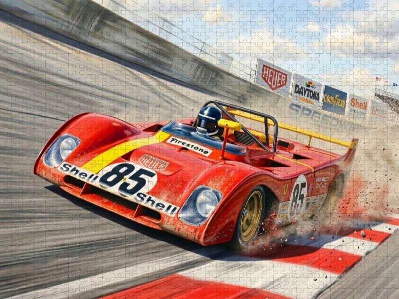 Mario Andretti und Jacky Ickx wurden im Ferrari 312PB Erste beim 6-Stunden-Rennen von Watkins Glen 1972.