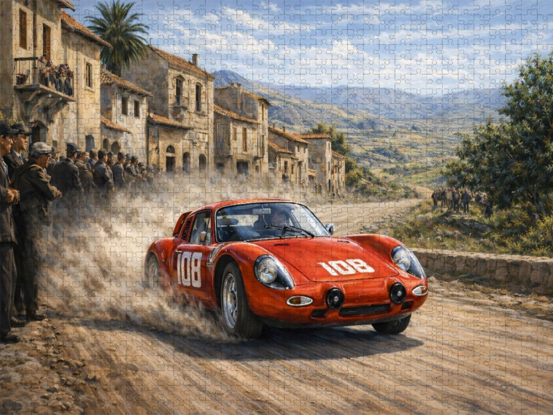 Bei der Targa Florio 1962 ließ der dritte Platz des Porsche 718 GTR aufhorchen.