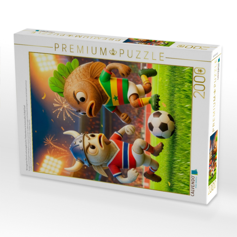 Norwegischer Dorsch und senegalesisches Thieboudienne im humorvollen Fußball Duell