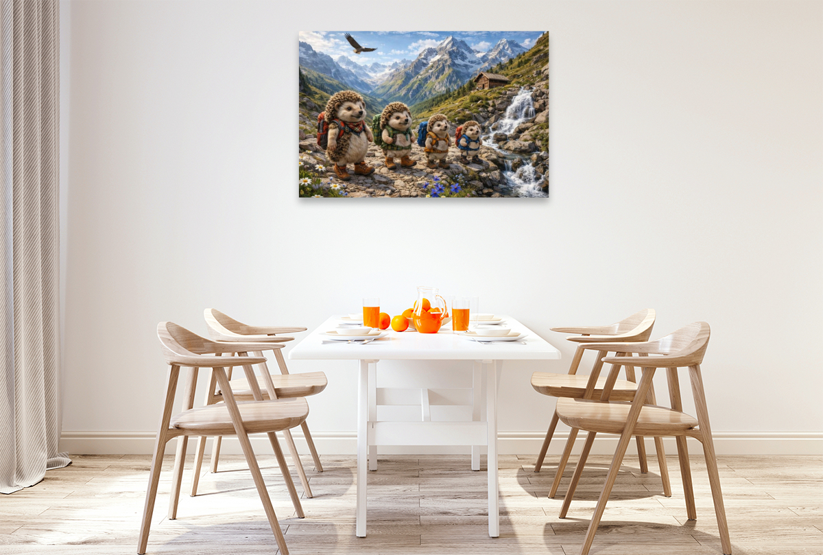 Die Igelwanderer der Alpen