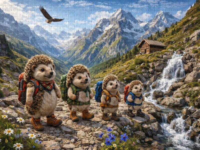 Die Igelwanderer der Alpen