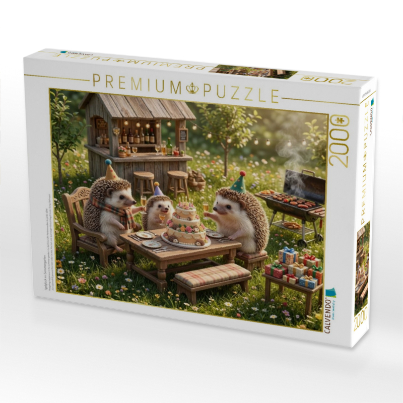 Igelglück im Sommergarten