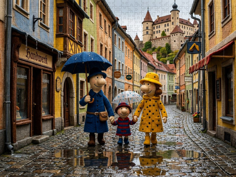 Regenzauber in der Altstadt