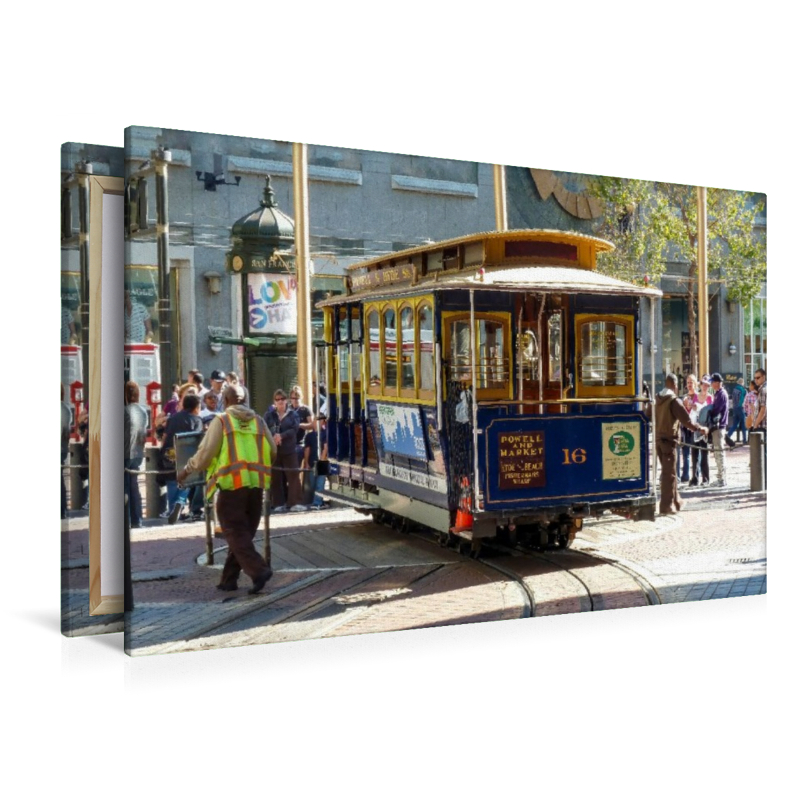 Eine der berühmten Cable Cars in San Francisco