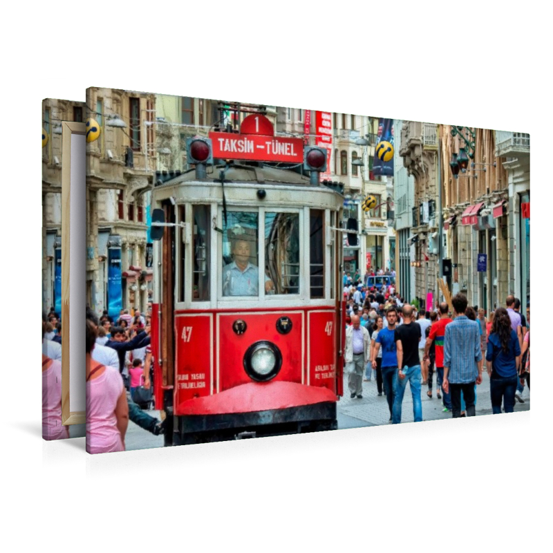 Nostalgische Straßenbahn in Istanbul