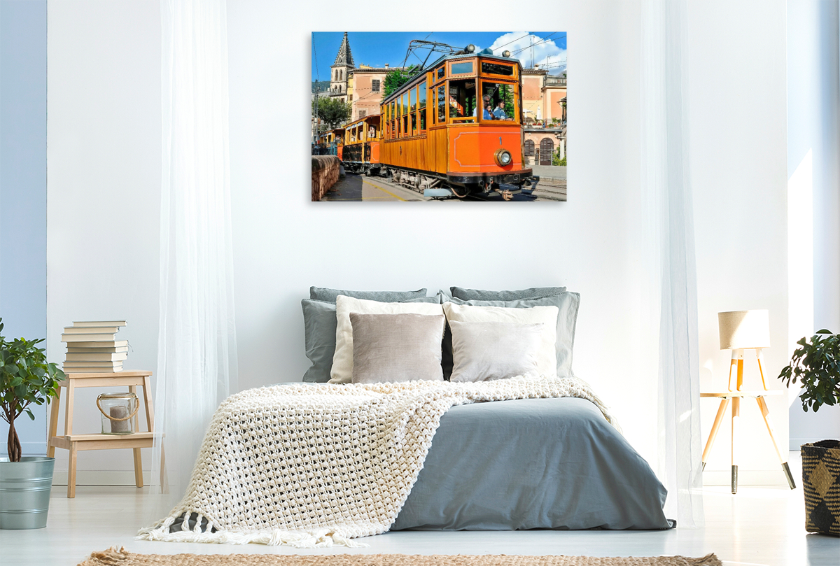 Die historische Straßenbahn Tramvia de Sóller auf Mallorca