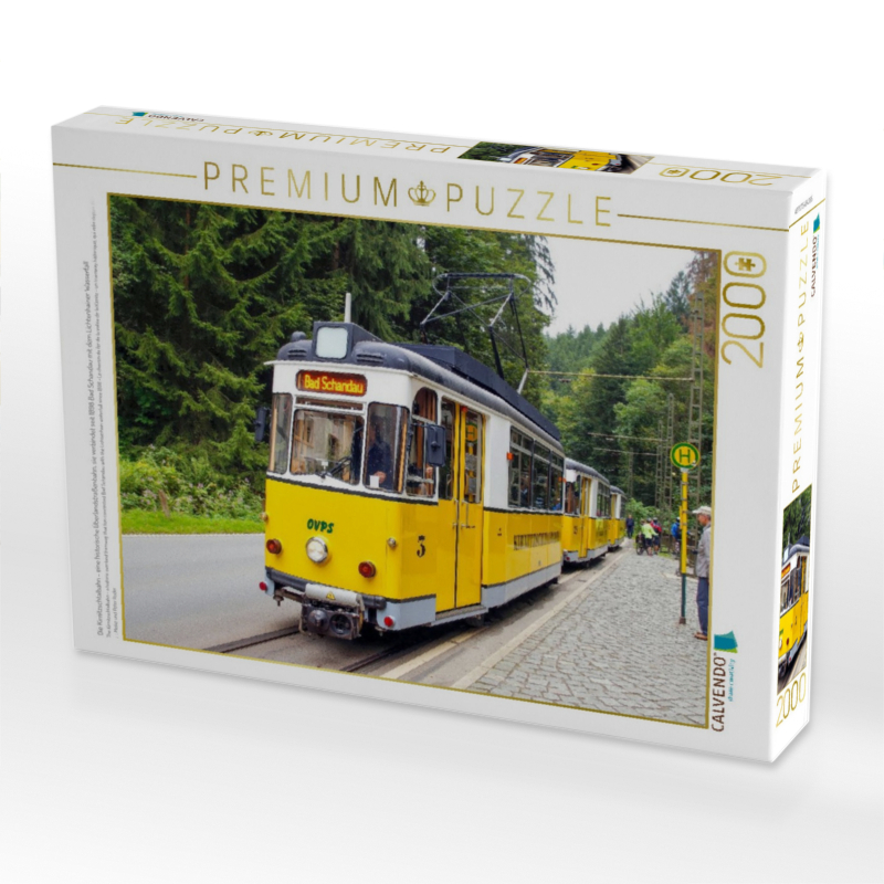 Die Kirnitzschtalbahn - eine historische Überlandstraßenbahn, sie verbindet seit 1898 Bad Schandau mit dem Lichtenhainer Wasserfall