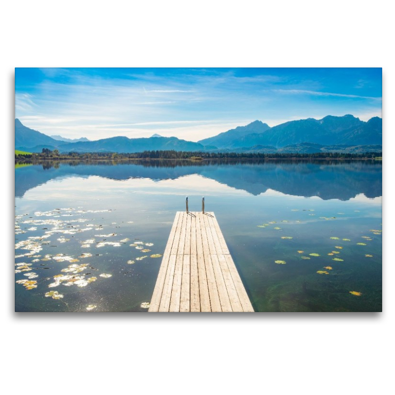 Hopfensee mit Allgäuer Alpen