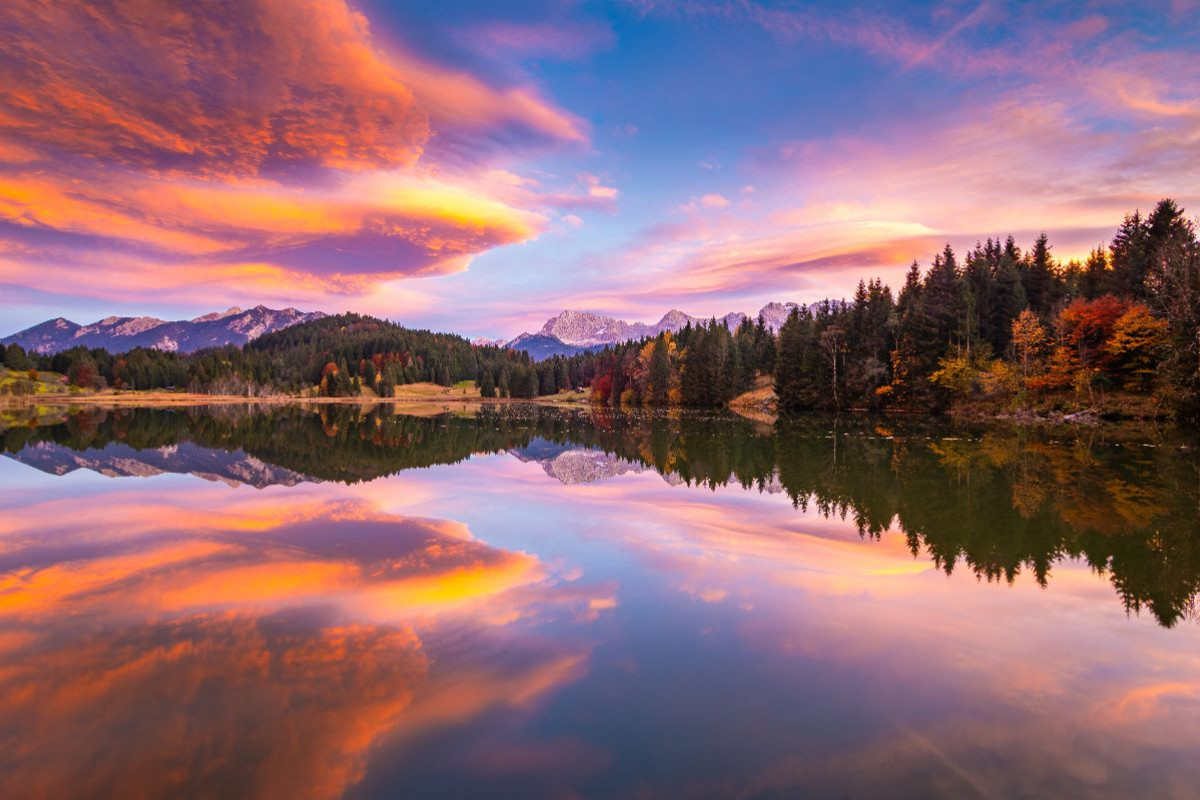 Geroldsee mit Karwendelgebirge