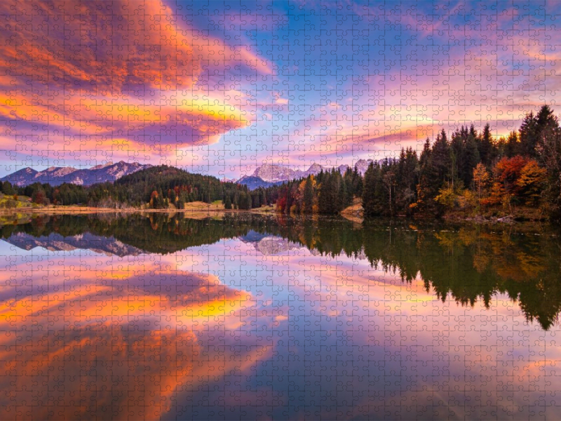 Geroldsee mit Karwendelgebirge