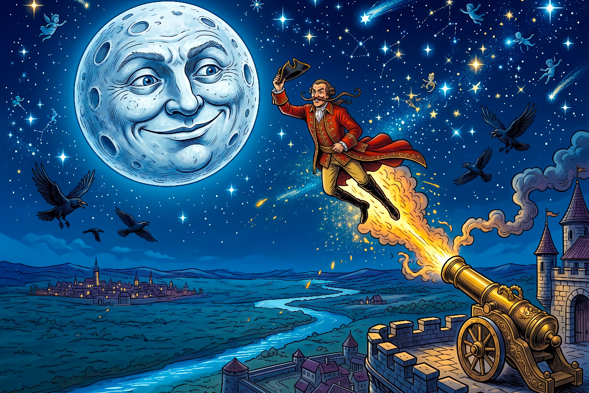 Die Reise bis zum Mond