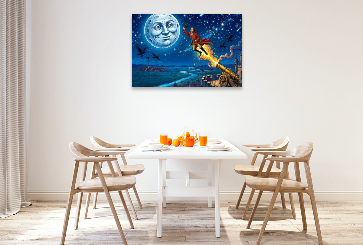 Die Reise bis zum Mond
