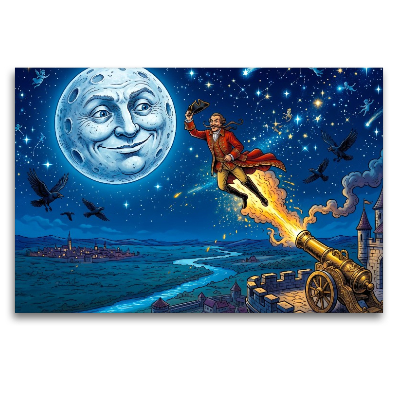 Die Reise bis zum Mond