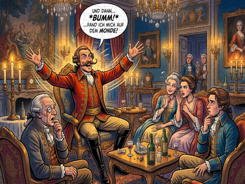 Geschichten im prunkvollen Barocksalon