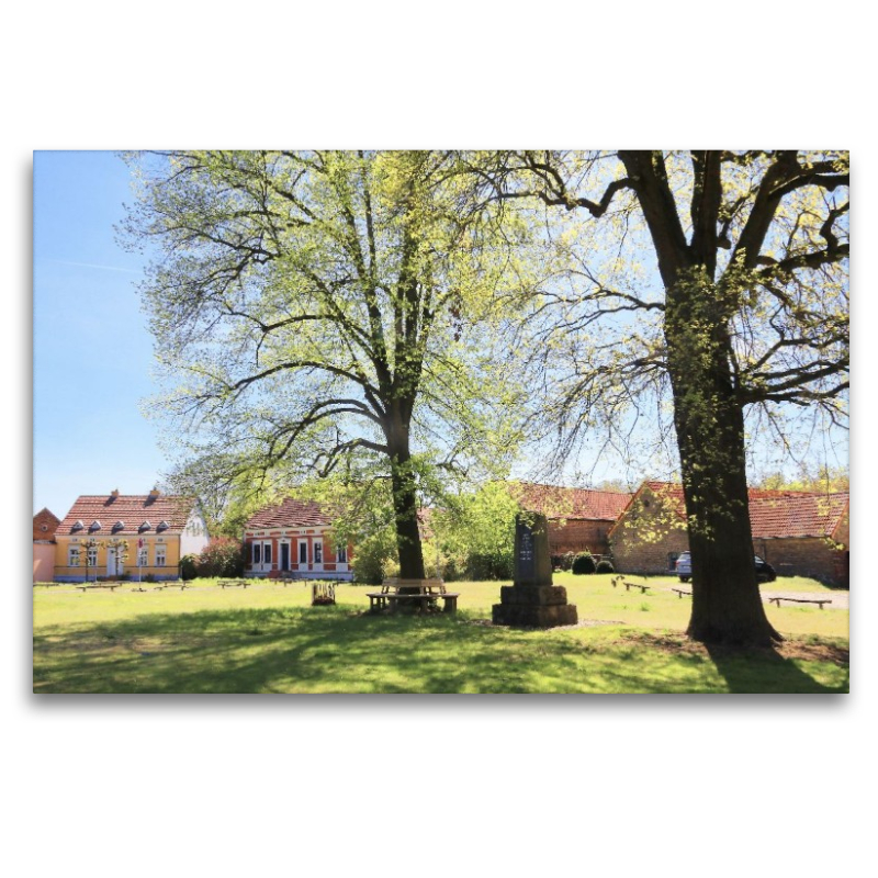 Dorfanger in Fresdorf, Brandenburg