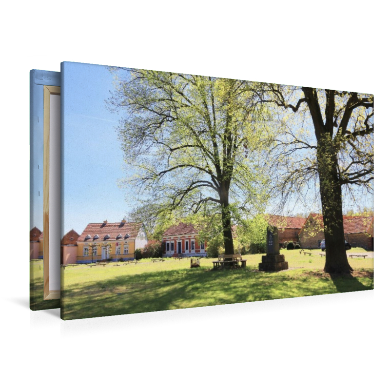 Dorfanger in Fresdorf, Brandenburg