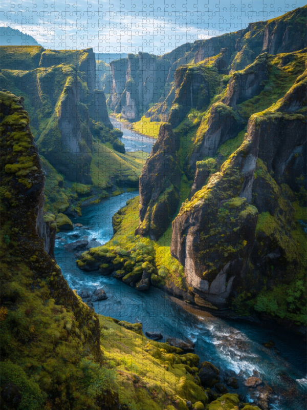 Island – Fjaðrárgljúfur Canyon