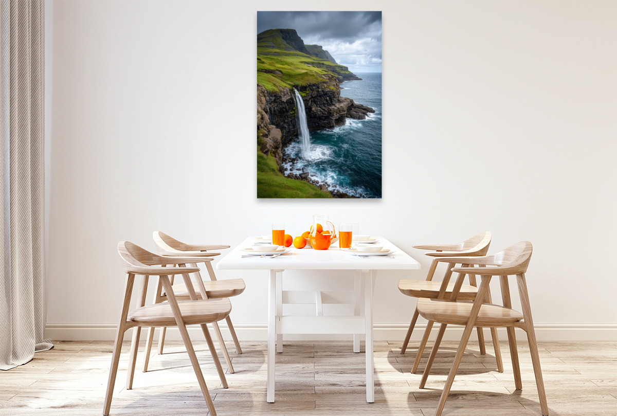Färöer – Múlafossur Wasserfall