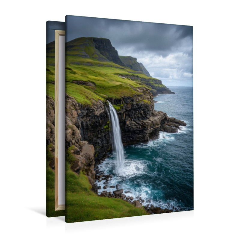 Färöer – Múlafossur Wasserfall