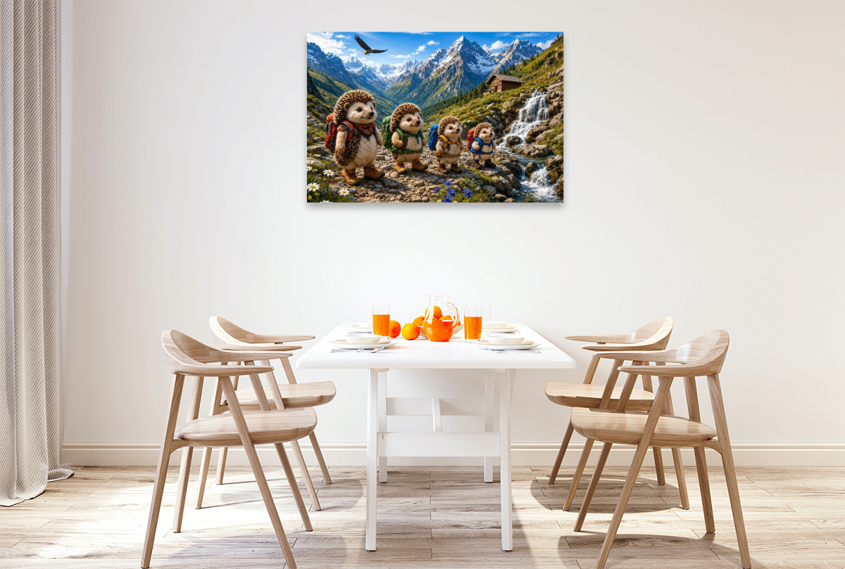 Die Igelwanderer der Alpen