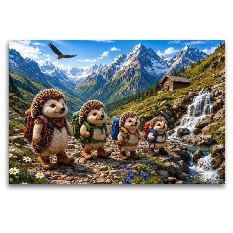 Die Igelwanderer der Alpen