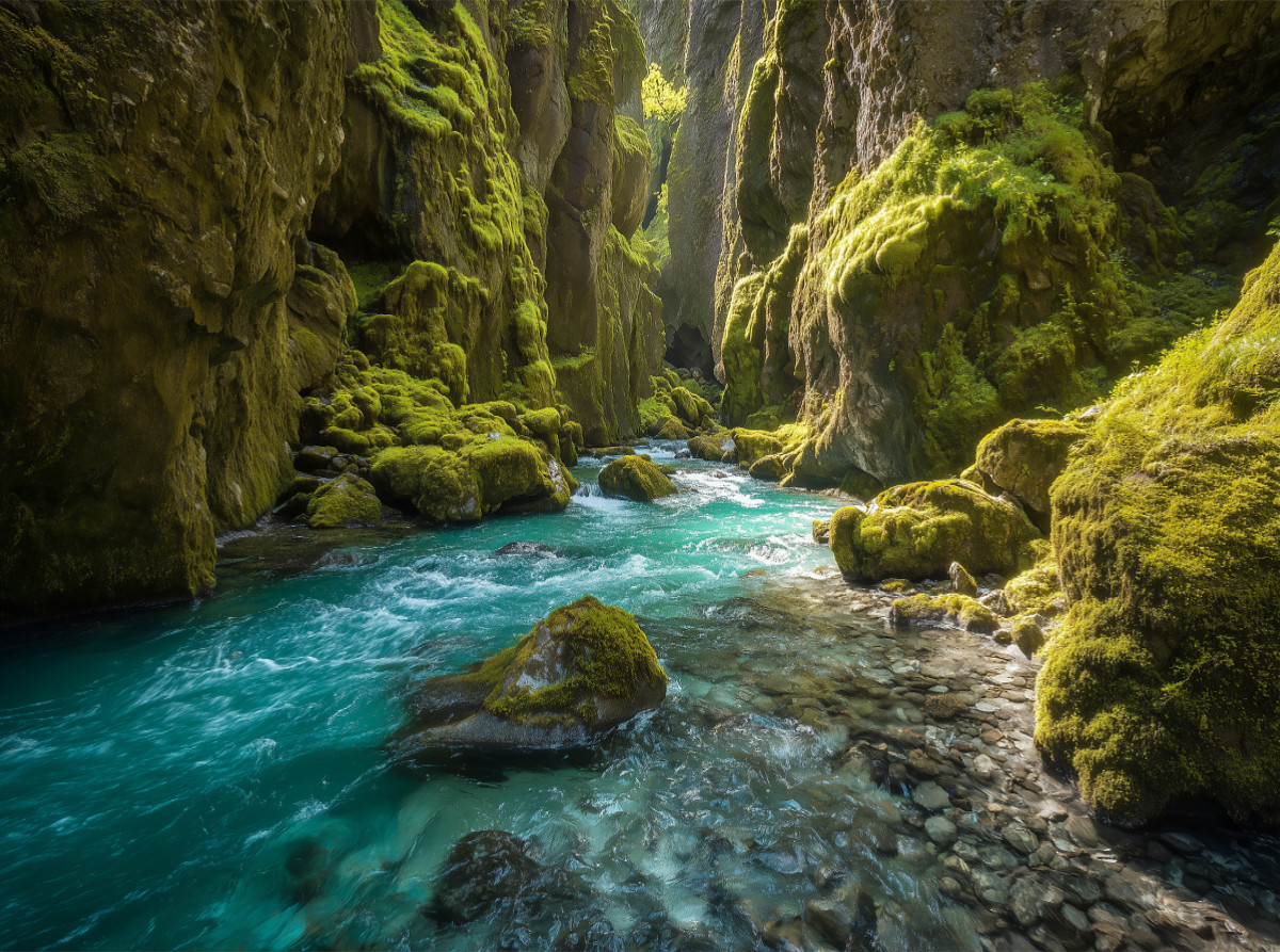 Island – Fjaðrárgljúfur Canyon