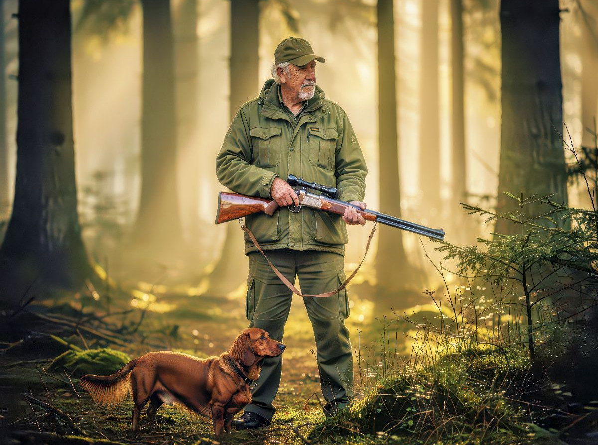 Die Wildnis ruft und der Jäger folgt.
