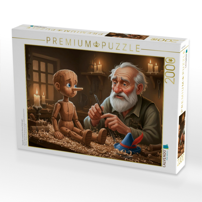 Geppetto erweckt den kleinen Holzjungen