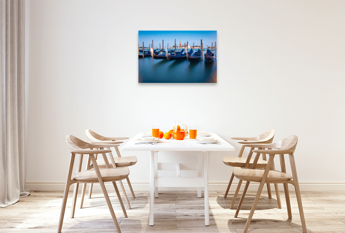 Gondeln und San Giorgio Maggiore