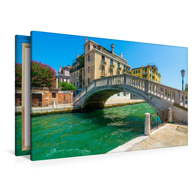 Die Brücke Ponte de la Sbiaca und Kanal Rio Dei Tolentini