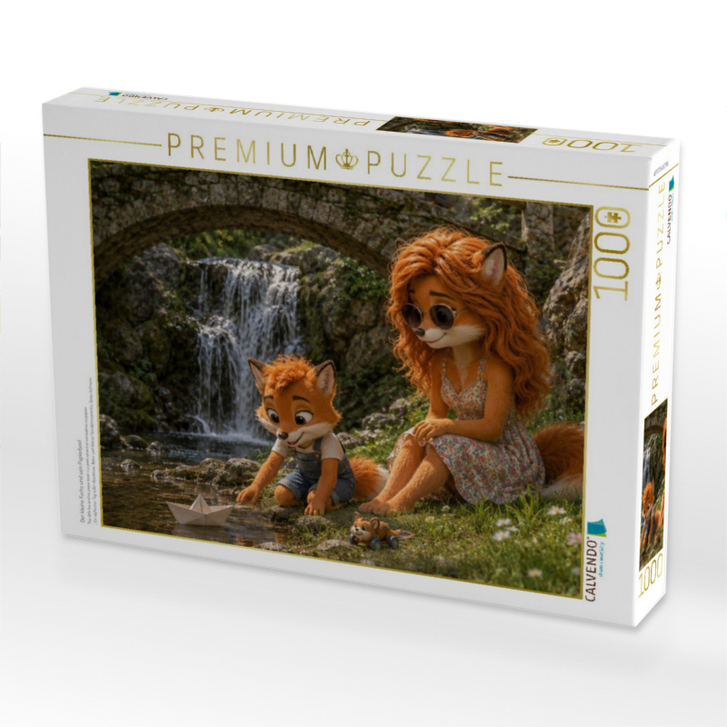 Der kleine Fuchs und sein Papierboot
