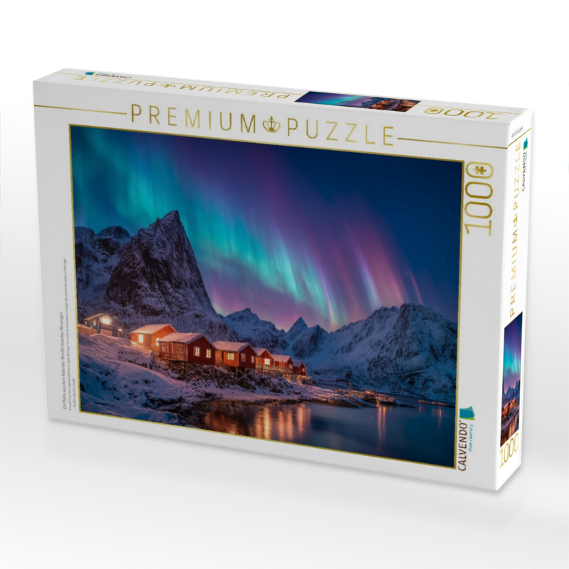Ein Motiv aus dem Kalender Nordlichtzauber Norwegen