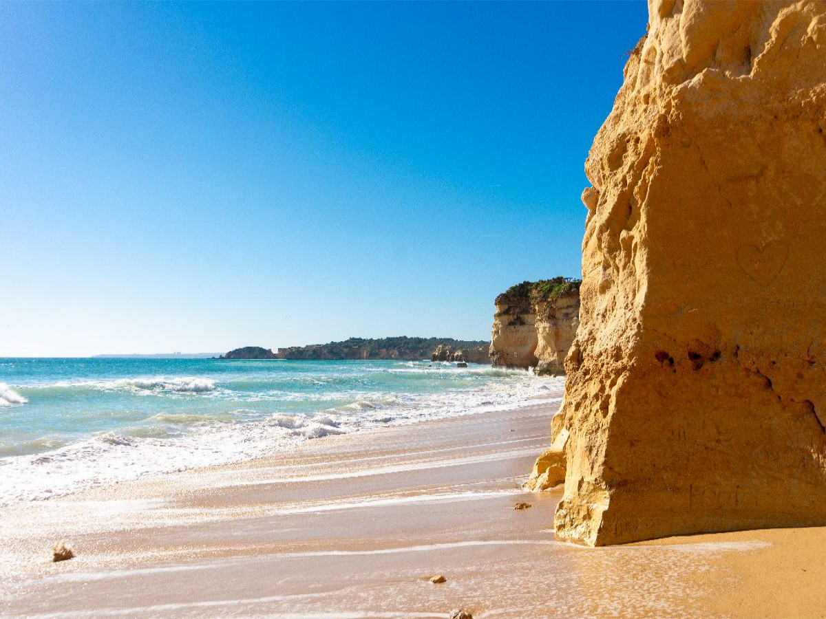 Strand von Portimão in Portugal
