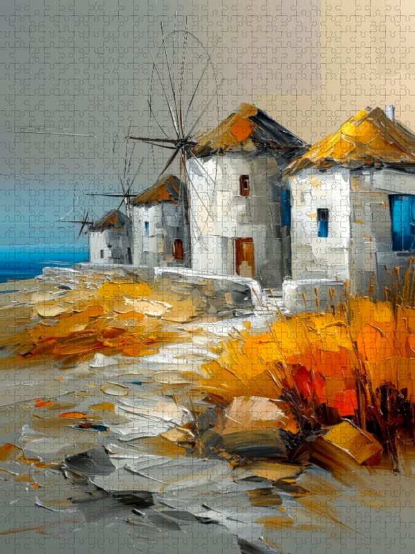 Mykonos im strahlenden Sonnenschein