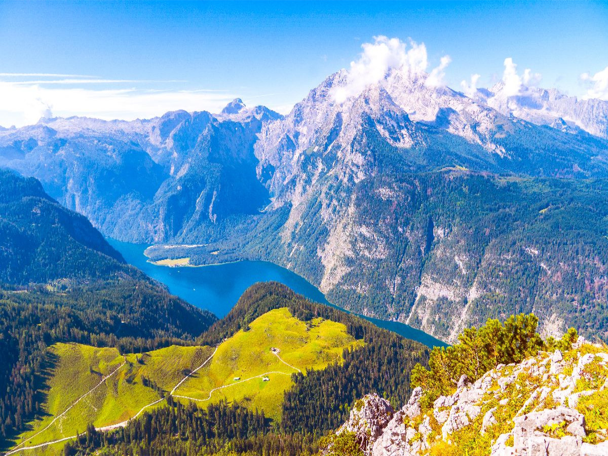 Bergwelt am Königsee im Berchtesgadener Land