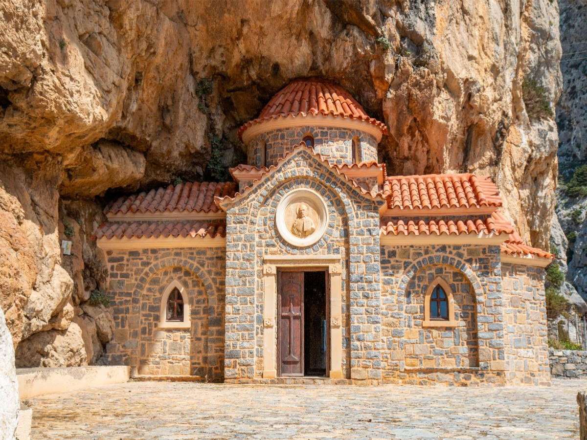 Die Agios Nikolaos Kirche in der Kotsifou-Schlucht