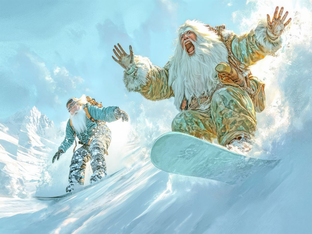 Temporeiches Vergnügen im Schnee