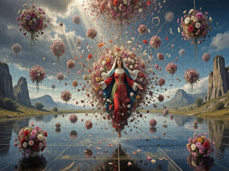 Die Göttliche Komödie - Purgatorio 30. Gesang: Beatrice in der Blumenwolke