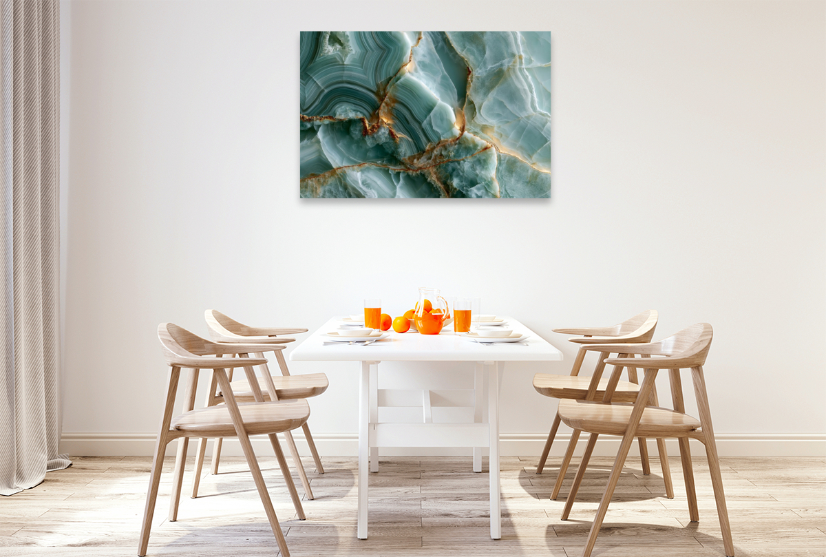 Fließende Naturkunst in sanften Herbstfarben