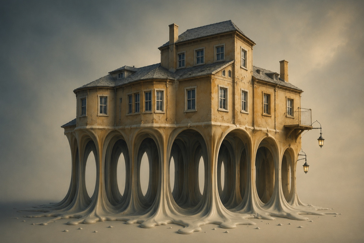 Das schmelzende Haus