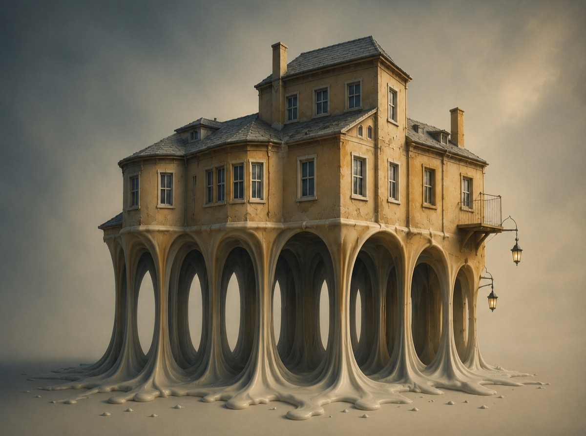 Das schmelzende Haus