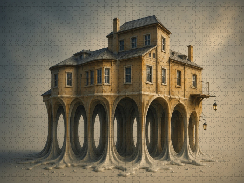 Das schmelzende Haus