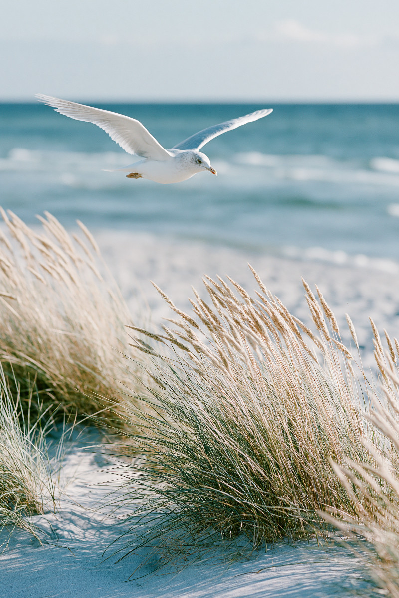 Zwischen Himmel und Sand beginnt die Ruhe