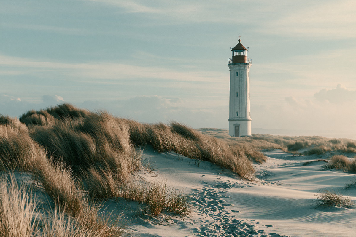 Ein Wächter zwischen Meer und Himmel