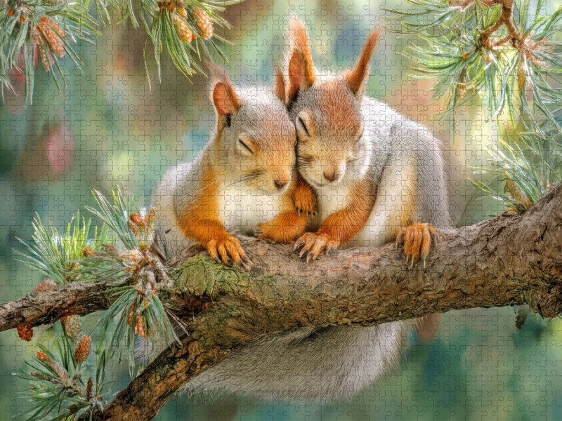 Eichhörnchenliebe